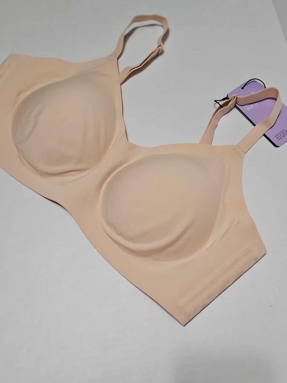 Honeylove Wireless Nude Silhouette T-Shirt Bra - Convertible Straps Sz 1X 40 C/D